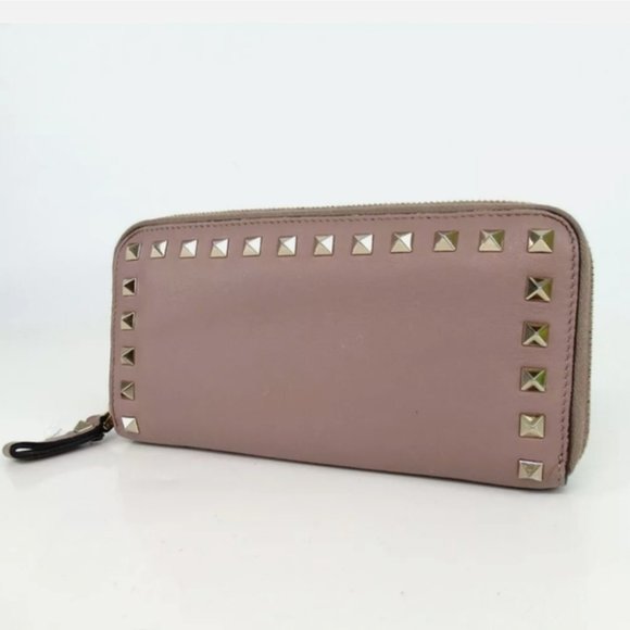 AUC VALENTINO GARAVANI Rockstud ZIP AROUND WALLET - Picture 11 of 14